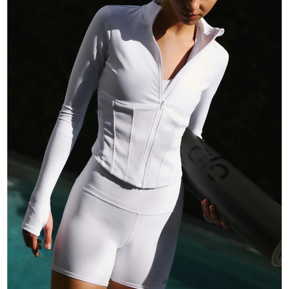 🤍🔥ALO Yoga Women's White Utility Jacket - Picture 4 of 9